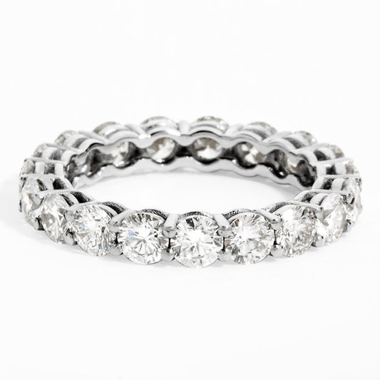 Bold Diamond Eternity Ring (3.25ct) in White Gold