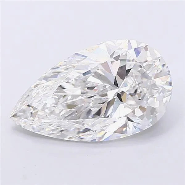3.00ct Pear Lab Grown Diamond (Colour E, Clarity SI1, IGI Certified)