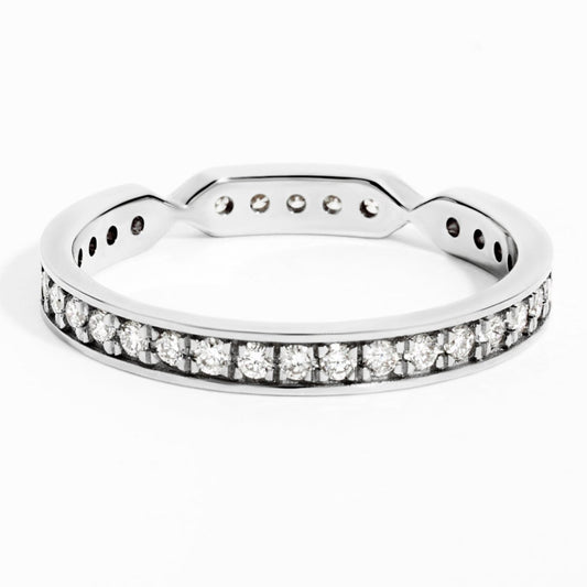 Eternity Diamond Ring (0.40ct) in White Gold