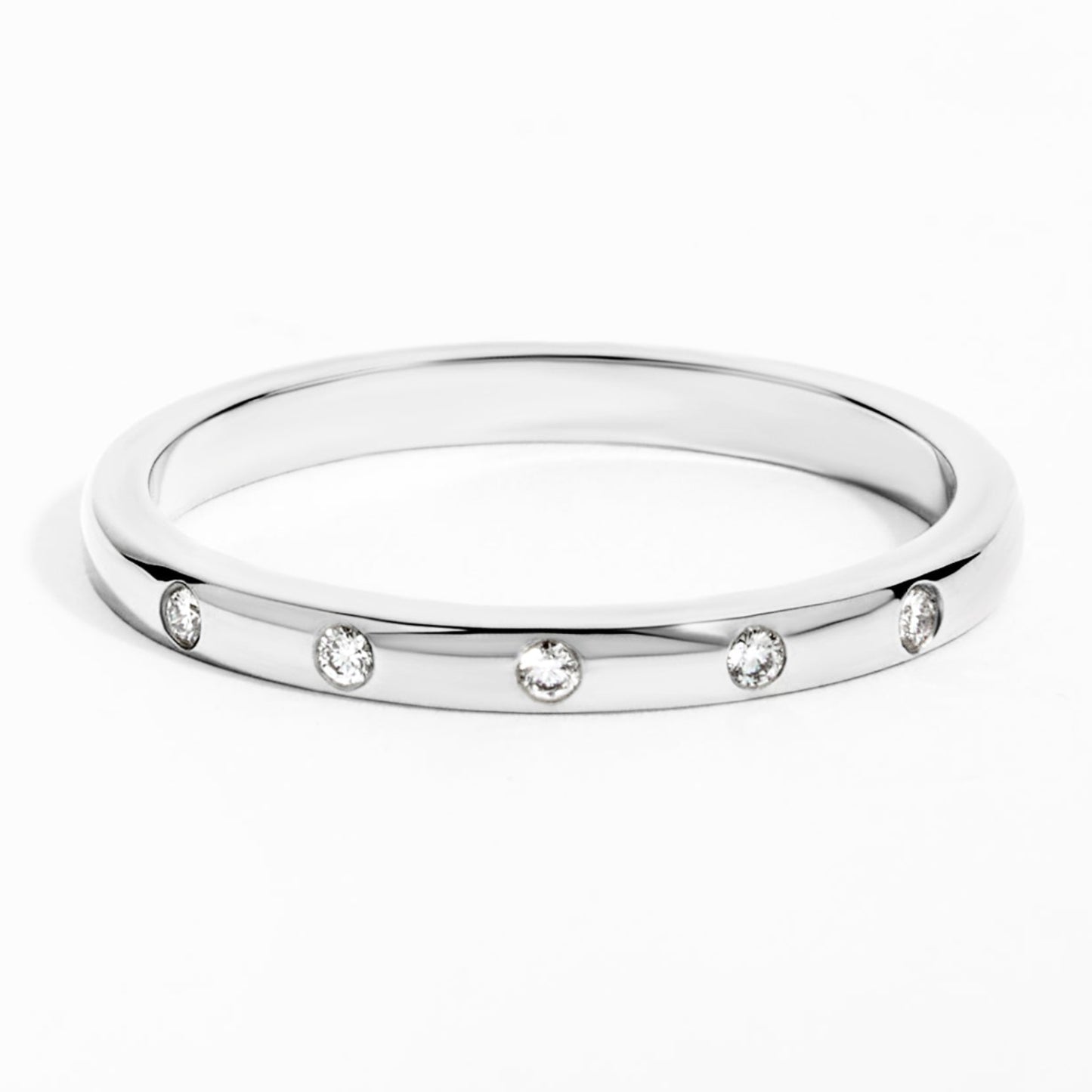 Together Diamond Ring (0.05ct) in White Gold