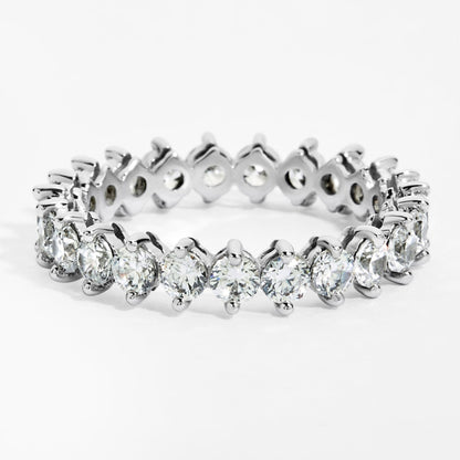 Diamond Eternity Ring (1.89ct) in White Gold