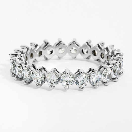 Diamond Eternity Ring (1.89ct) in White Gold