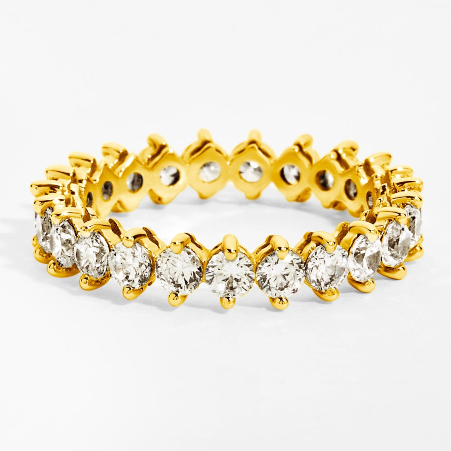 Diamond Eternity Ring (1.89ct) in Yellow Gold