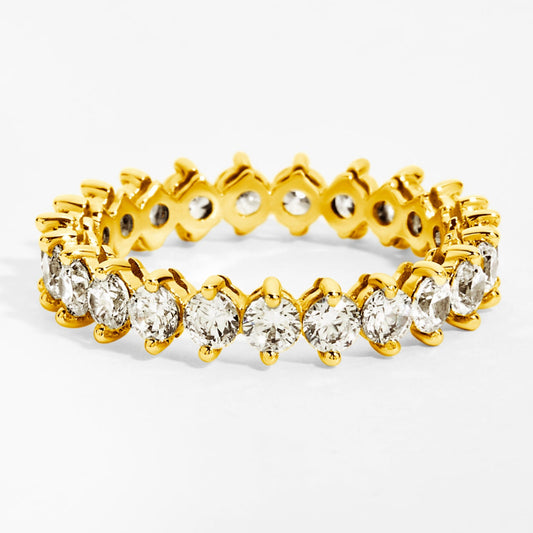Diamond Eternity Ring (1.89ct) in Yellow Gold