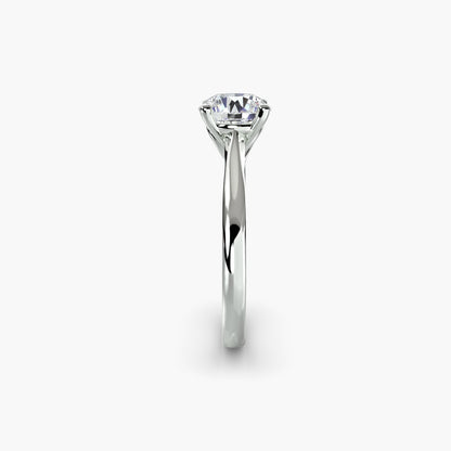 Solitaire ring 3 in White Gold